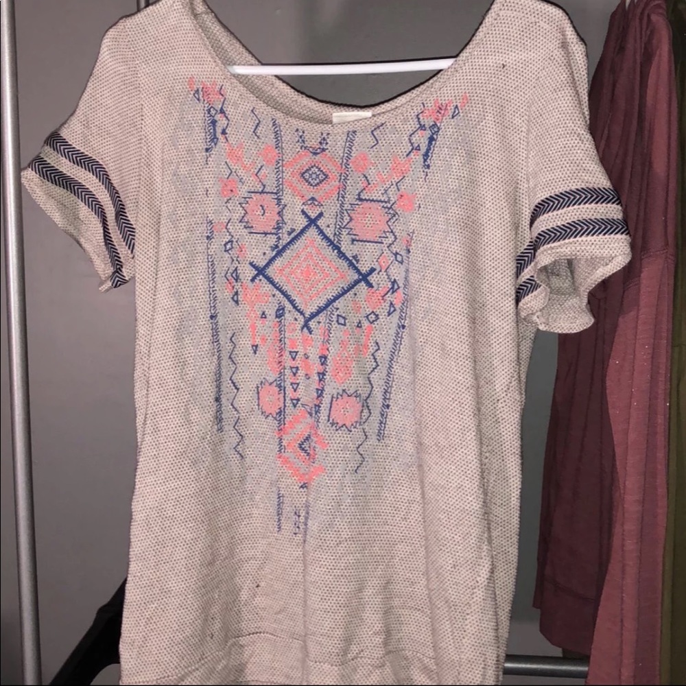 Daytrip tribal print top